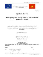 Thẩm định hồ sơ xin vay vốn trung và dài hạn-Phần 1,2 ppsx