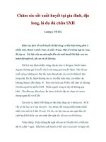 Chăm sóc sốt xuất huyết tại gia đình, địa long, lá đu đủ chữa SXH ppsx