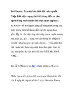 YoWindow: Xem dự báo thời tiết vui ra phết ppsx