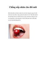 Chống nếp nhăn cho đôi môi pps