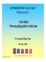 Plaxis phương pháp phân tử hữu hạn phần 1 docx