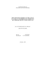 Phân tích trang bị điện cần trục tukan của công ty viconship, đi sâu nghiên cứu quá trình di chuyển và bảo vệ quá tải