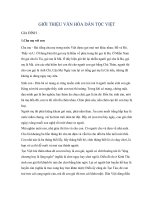 GIỚI THIỆU VĂN HÓA PHONG TỤC VIỆT - GIA ĐÌNH pptx