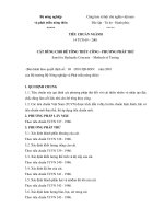 TIÊU CHUẨN NGÀNH 14 TCN 69 – 2001 pps