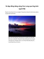 Vẻ đẹp đồng bằng sông Cửu Long qua ống kính người Mỹ doc