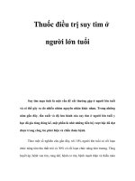 Thuốc điều trị suy tim ở người lớn tuổi ppt