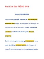 Học Làm Báo TIẾNG ANH docx