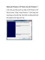 Hình ảnh Windows XP Mode trên nền Windows 7 pdf