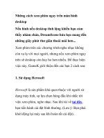 Những cách xem phim ngay trên màn hình desktop pdf