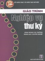 Giáo trình nghiệp vụ thư ký part 1 ppsx