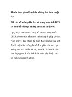 9 bước đơn giản để sở hữu những bức ảnh tuyệt đẹp pot