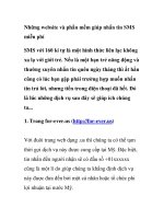Những website và phần mềm giúp nhắn tin SMS miễn phí pptx