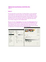 Thiết Kế Ảnh trong Photoshop: Chủ Đề Phác Thảo (phần 3) pdf