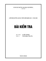 Bài kiểm tra tư tưởng Hồ Chí Minh pptx