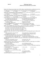 Đề thi ôn tập hóa -phần 7 pdf