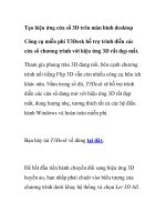 Tạo hiệu ứng cửa sổ 3D trên màn hình desktop docx