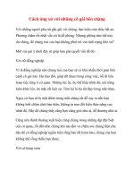 Cách ứng xử với những cô gái bên chàng pps