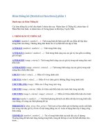 Hàm thống kê phần 1 ppsx