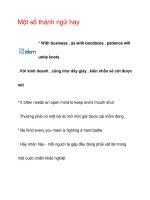 Một số thành ngữ hay pdf