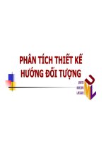 Phân tích thiết kế hướng đối tượng - Bài 10 pdf