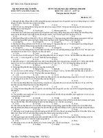 Đề thi thử vật lý lần 3 năm 2008 - 2009 pot