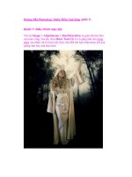 Hướng Dẫn Photoshop: Thiên Thần Ánh Sáng (phần 2) ppsx