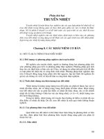 TRUYỀN NHIỆT - CÁC KHÁI NIỆM CƠ BẢN doc