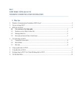 GIỚI THIỆU TỔNG QUAN VỀ WINDOWS COMMUNICATION FOUNDATION pps