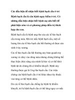 Các dấu hiện để nhận biết bệnh bạch cầu ở trẻ pot