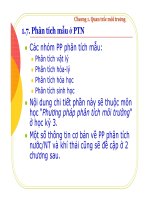 Quan trắc và kiểm soát ô nhiễm môi trường nước và khí lục địa phần 7 pps