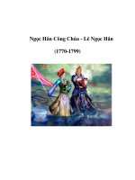 Ngọc Hân Công Chúa - Lê Ngọc Hân (1770-1799) pot
