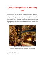 Czech và những điều thú vị mùa Giáng sinh ppt