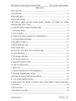 Báo cáo thực tập tổ chức khai mạc cho triển lãm gạch men cao cấp