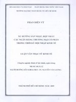 Xu hướng sát nhập, hợp nhất các ngân hàng thương mại cổ phần trong thời kỳ hội nhập kinh tế