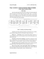 Thực trạng và một số giải pháp nâng cao khả năng truyền thông cổ động thu hút nguồn khách tại khách sạn MIMOSA