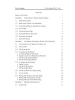 Tải trọng tác động lên kết cấu chắn giữ