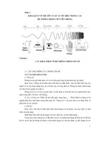 Khái quát về truyền và xử lý tín hiệu trong các hệ thống thông tin viễn thông
