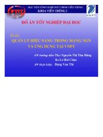 Quản lý hiệu năng trong mạng NGN và ứng dụng tại VNPT