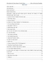 Báo cáo thực tập tổ chức khai mạc cho triển lãm gạch men cao cấp