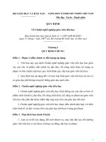 Chuẩn nghề nghiệp giáo viên tiểu học