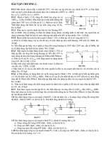 BÀI TẬP CẤU KIỆN ĐIỆN TỬ  PHẦN DIODE
