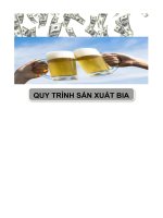 Quy trình sản xuất bia