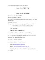 Báo cáo Thực tập tại khách sạn Holyday View