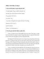 Thực tập tốt nghiệp tại công ty cổ phần xi măng hải vân