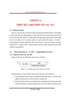 Thiết kế card ghép nối A_D  D_A  Luận văn, đồ án, đề tài tốt nghiệp