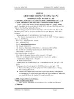 Tiêu thụ sản phẩm và xác định kết quả sản xuất kinh doanh tại công ty apm springs Việt Nam