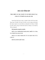 Báo cáo Thực tập tại Công ty Lắp Máy và Xây Dựng Hà Nội