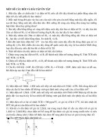 BÀI TẬP BỔ SUNG PHẦN LINH KIỆN ĐIỆN TỬ