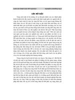 Hoàn thiện kế toán chi phí sản xuất và tính giá thành sản phẩm xây lắp trong doanh nghiệp xây dựng khảo sát thực tế tại công ty xây dựng số 1 hà nội