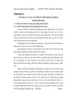 Phân tích kết quả hoạt động sản xuất kinh doanh của công ty cổ phần vận tải biển Sài Gòn năm 2010